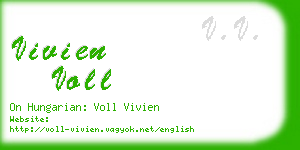 vivien voll business card